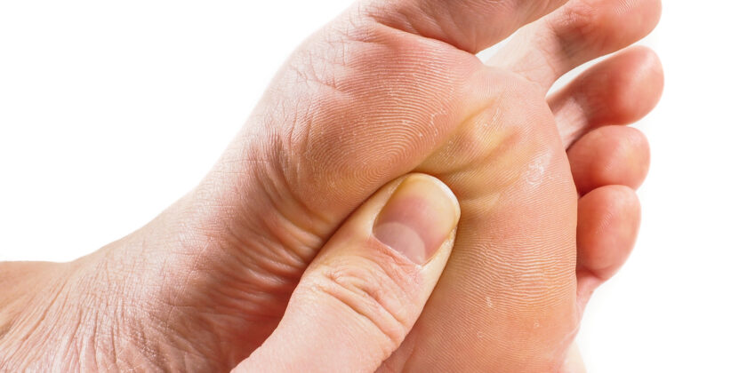 Male Person Receiving Podiatry With Pressure Point Technique